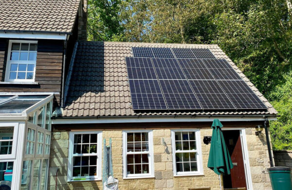 Full roof solar panel system shorewell isle of wight