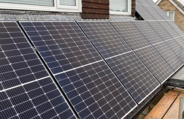 Solar panels colwell isle of wight fitted by island renewables