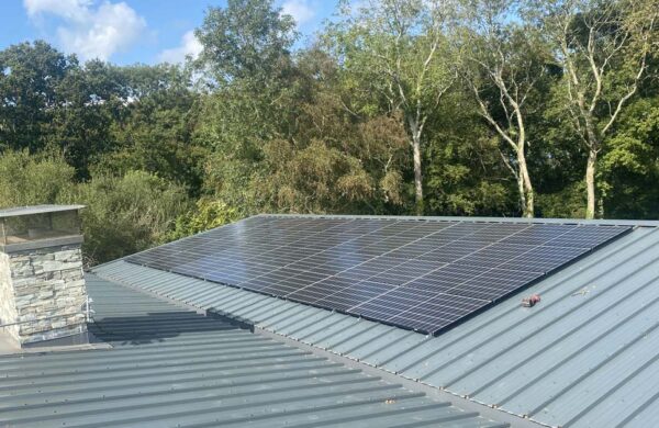 Completed solar pv install by island renewables