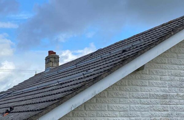 Before solar panels were fitted to a roof in niton isle of wight