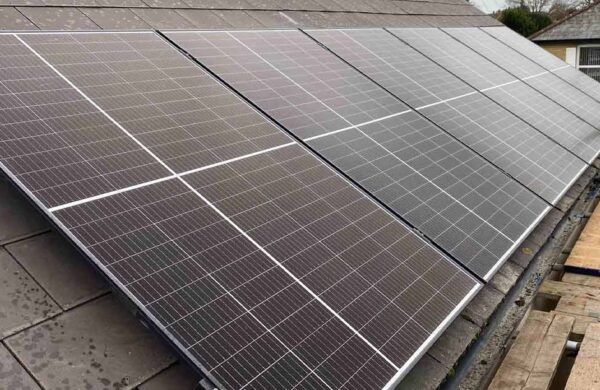 completed solar panel install in ryde isle of wight