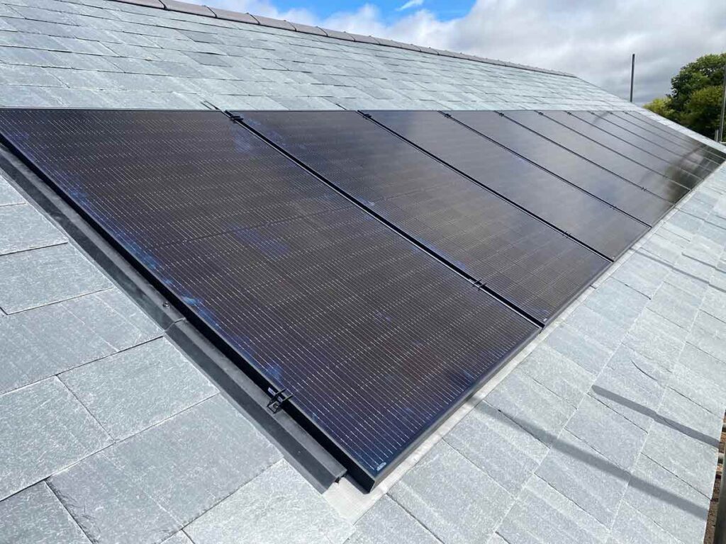 gse in roof solar panel system fitted by islane renewables isle of wight