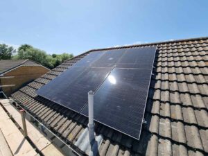 445w solar panels installed in carisbrooke isle of wight